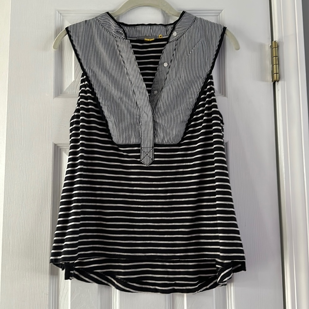 Little Yellow Button striped tank MP from Anthropologie